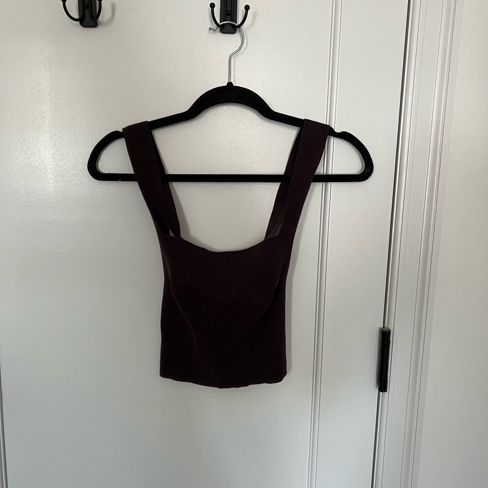 Plum free people tank